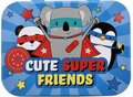 Cute Super Friends Pleisters 24 stuks - Metalen Doos Kinderpleisters - Waterafstotend en Vuilwerend