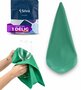 Silva Microvezel Glazen Reinigingsdoek - Groen (Set van 1)