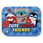 Cute Super Friends Pleisters 24 stuks - Metalen Doos Kinderpleisters - Waterafstotend en Vuilwerend