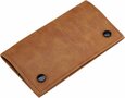 Champ Shag Etui - Tabak Etui - Kunstleer - 4 Vakken - 1x Vloei Vak -  Aanstekerhouder - Bruin