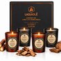 Laguiole Geurkaarsen - 4 x30g Giftset - Whisky en Rhum Spirit