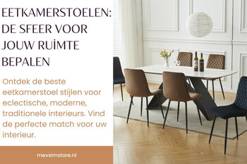 Eetkamerstoelen: De Sfeer voor Jouw Ruimte Bepalen  