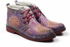 GOBY - Mandala Patroon - Enkel Laarzen - Handmade