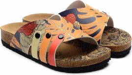 GOBY - Bladeren - Slippers - Sandalen - Handmade GOBY - Bladeren - Slippers - Sandalen - Handmade