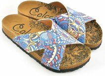 GOBY - Olifant Patroon - Slippers - Sandalen - Handmade GOBY - Olifant Patroon - Slippers - Sandalen - Handmade