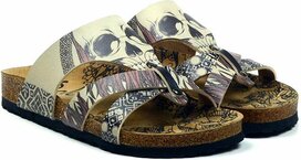 GOBY - Deadly Skull - Slippers - Sandalen - Handmade GOBY - Deadly Skull - Slippers - Sandalen - Handmade