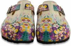 GOBY - Clogs met Hek en Bloemen Design - Handgemaakt GOBY - Clogs met Hek en Bloemen Design - Handgemaakt
