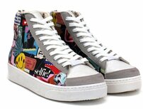 Goby - Urban Vibe Sneakers - Vegan Leer - Handgemaakt - Grafisch Design Goby - Urban Vibe Sneakers - Vegan Leer - Handgemaakt - Grafisch Design
