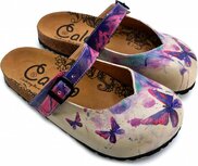 GOBY Clogs met Butterfly Ontwerp – Handgemaakt – Hoge Kwaliteit GOBY Clogs met Butterfly Ontwerp – Handgemaakt – Hoge Kwaliteit
