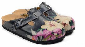 Goby - Elegant Bloom Dames Clogs - Handgemaakt - Bloemenprint Goby - Elegant Bloom Dames Clogs - Handgemaakt - Bloemenprint