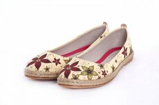 Goby - Autumn Bloom Dames Ballerina's met Bloemenprint Goby - Autumn Bloom Dames Ballerina's met Bloemenprint