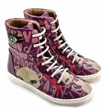 GOBY Kitty Love High-Top Sneakers – Handmade – Vegan Leer – Dames GOBY Kitty Love High-Top Sneakers – Handmade – Vegan Leer – Dames