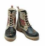 Goby Freedom Wings Dames Veterboots - Handgemaakt Vegan Leer Goby Freedom Wings Dames Veterboots - Handgemaakt Vegan Leer
