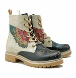 Goby Freedom Wings Dames Veterboots - Handgemaakt Vegan Leer
