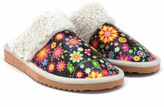 Goby Blooming Beauty Dames Sloffen - Vegan Leer - Handgemaakt Goby Blooming Beauty Dames Sloffen - Vegan Leer - Handgemaakt