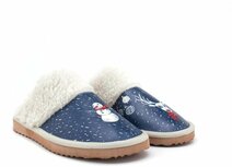 Goby Winter Wonderland Dames Sloffen - Vegan Leer - Handgemaakt Goby Winter Wonderland Dames Sloffen - Vegan Leer - Handgemaakt