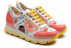 Goby - Funky Colorful Sneakers - Vegan Leer - Handgemaakt Goby - Funky Colorful Sneakers - Vegan Leer - Handgemaakt