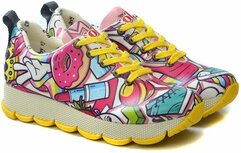 GOBY – Pop Art Sneakers – Handmade & Vegan – Kleurrijk & Comfortabel GOBY – Pop Art Sneakers – Handmade & Vegan – Kleurrijk & Comfortabel