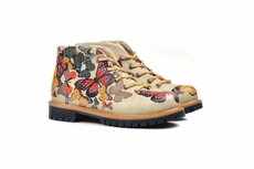 Goby - Vlinder Dames Enkellaarzen - Handgemaakt - Natuur Design - Gevoerd - Comfortabel Goby - Vlinder Dames Enkellaarzen - Handgemaakt - Natuur Design - Gevoerd - Comfortabel