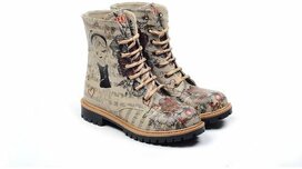 GOBY Artistic Lace-Up Boots - Handgemaakt - Uniek Design GOBY Artistic Lace-Up Boots - Handgemaakt - Uniek Design