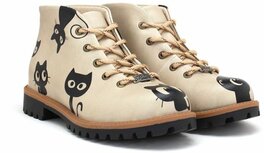 Goby - Purrfect Paws Dames Enkellaarzen - Vegan Leer Goby - Purrfect Paws Dames Enkellaarzen - Vegan Leer