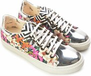 GOBY - Flowers - Sneakers - Schoenen - Hoge kwaliteit - Meisjesprint GOBY - Flowers - Sneakers - Schoenen - Hoge kwaliteit - Meisjesprint