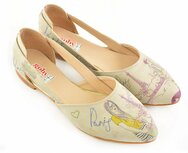 Goby - Paris Dreams Dames Ballerina's met Parijsprint Goby - Paris Dreams Dames Ballerina's met Parijsprint