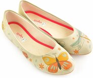 GOBY - Libel - Ballerinas - Flats - Hoge kwaliteit - Handmade - Meisjesprint GOBY - Libel - Ballerinas - Flats - Hoge kwaliteit - Handmade - Meisjesprint