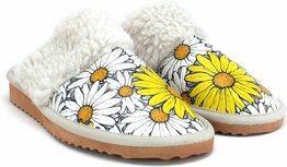 Goby Daisies & Sunflower Dames Pantoffels - Anti-slip - Handgemaakt - Premium Kwaliteit Goby Daisies & Sunflower Dames Pantoffels - Anti-slip - Handgemaakt - Premium Kwaliteit