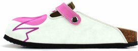 GOBY Clogs met Pink Heart Ontwerp – Handgemaakt – Hoge Kwaliteit GOBY Clogs met Pink Heart Ontwerp – Handgemaakt – Hoge Kwaliteit
