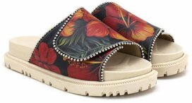 Goby – Tropische Bloemen Dames Sandalen – Handmade – Vegan Goby – Tropische Bloemen Dames Sandalen – Handmade – Vegan