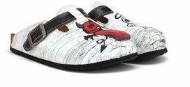 Goby – Brick Devil Dames Clogs – Vegan – Handmade Goby – Brick Devil Dames Clogs – Vegan – Handmade