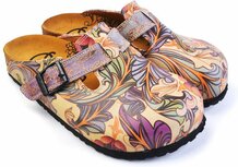 GOBY Clogs met Patroon – Handgemaakt – Hoge Kwaliteit GOBY Clogs met Patroon – Handgemaakt – Hoge Kwaliteit