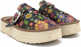 GOBY Clogs met Colored Flowers – Handgemaakt – Hoge Kwaliteit GOBY Clogs met Colored Flowers – Handgemaakt – Hoge Kwaliteit