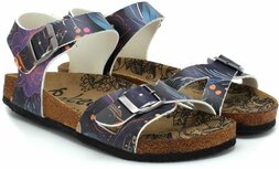 Goby Midnight Petal Dames Sandalen – Vegan – Handmade Goby Midnight Petal Dames Sandalen – Vegan – Handmade