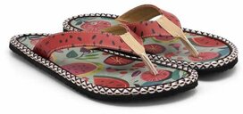 Goby Fruity Fun Dames Slippers – Vegan – Handmade Goby Fruity Fun Dames Slippers – Vegan – Handmade