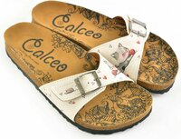 GOBY - Kat Met Bolletje Wol - Sandalen - Slippers - Hoge kwaliteit - Handmade GOBY - Kat Met Bolletje Wol - Sandalen - Slippers - Hoge kwaliteit - Handmade