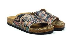 Goby Midnight Garden Dames Sandalen – Vegan – Handmade Goby Midnight Garden Dames Sandalen – Vegan – Handmade