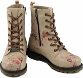 GOBY - Flowers Enkellaarsjes – Damesboots – Handmade GOBY - Flowers Enkellaarsjes – Damesboots – Handmade