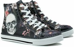 GOBY Love and Death Sneaker Laars - Damesboots - Handmade GOBY Love and Death Sneaker Laars - Damesboots - Handmade