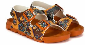 Goby Bohemian Dames Sandalen - Etnisch Print - Vegan Leer Goby Bohemian Dames Sandalen - Etnisch Print - Vegan Leer