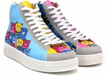 GOBY – Color Pop Cats High-Top Sneakers – Handmade & Vegan – Speels & Statement GOBY – Color Pop Cats High-Top Sneakers – Handmade & Vegan – Speels & Statement