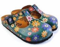 GOBY – Flower Parade Instappers – Handmade en Vegan – Vrolijk en Comfortabel