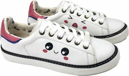 Goby Kawaii Smile Dames Sneakers - Schattige Gezichtjes Goby Kawaii Smile Dames Sneakers - Schattige Gezichtjes