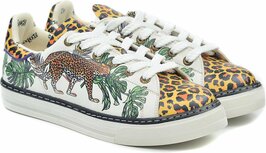 GOBY - Panther Walking - Schoenen - Sneakers - Hoge kwaliteit - Handmade - Meisjesprint GOBY - Panther Walking - Schoenen - Sneakers - Hoge kwaliteit - Handmade - Meisjesprint