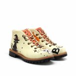 Goby Spooky Boo – Dames Veterboot – Vegan – Handgemaakt Goby Spooky Boo – Dames Veterboot – Vegan – Handgemaakt