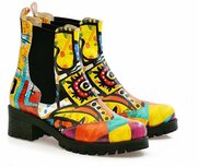 GOBY – ColorPop Chelsea Dames Enkellaars – Handmade en Vegan – Kleurrijk en Gedurfd GOBY – ColorPop Chelsea Dames Enkellaars – Handmade en Vegan – Kleurrijk en Gedurfd