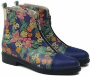 Goby Flora Bloom – Dames Enkellaars – Vegan – Handgemaakt Goby Flora Bloom – Dames Enkellaars – Vegan – Handgemaakt