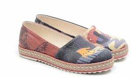 Goby – Unity Vibes Dames Ballerina’s - Instappers – Handmade – Vegan Goby – Unity Vibes Dames Ballerina’s - Instappers – Handmade – Vegan