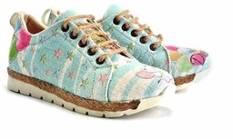 Goby – Dreamy Pastel Dames Sneakers – Handmade – Vegan Goby – Dreamy Pastel Dames Sneakers – Handmade – Vegan